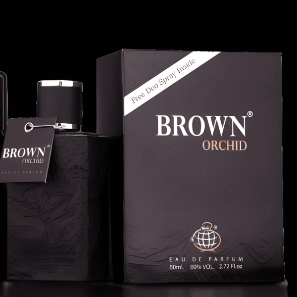Brown orchid brown